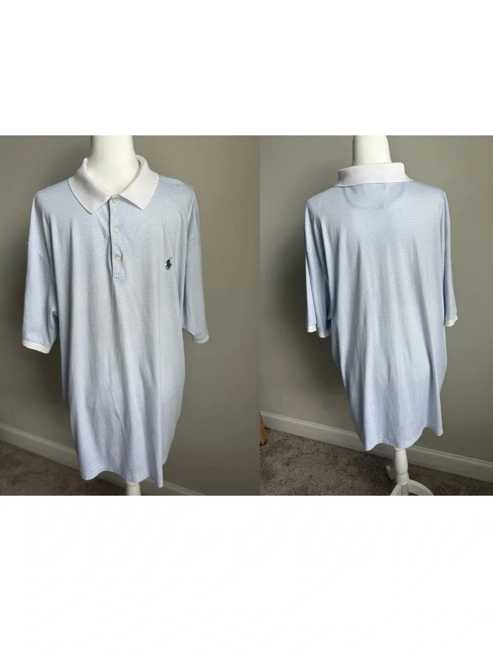 Lot Of 6 Polo Ralph Lauren Mens Short Sleeve Polo Shirts XXL, 2XLT, 2XB EUC